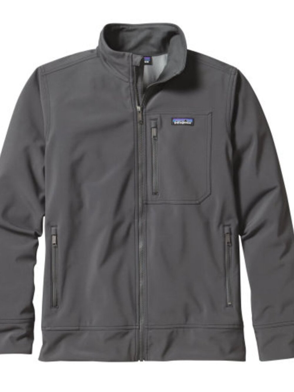 Patagonia Women's Black Sidesend Long Sleeve Softshell Basic Jacket Size M
